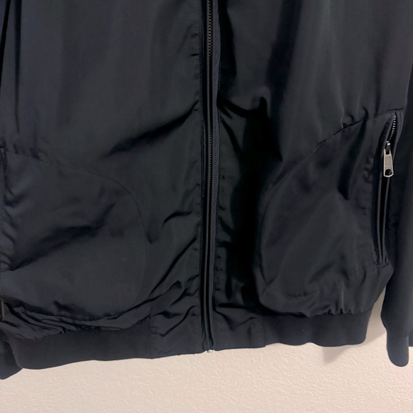 Nordstrom Navy Windbreaker Jacket with Stand-Up Collar - Picture 7 of 15